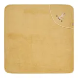 Sterntaler Kapuzenbadetuch 80x80 cm gelb – Bild 1