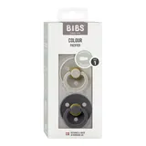 Bibs 2er-Pack Colour Schnuller Latex, symetrisch, 0-6M – Bild 1
