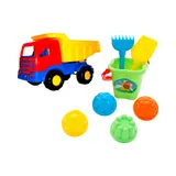 Solini Sandspielzeug-Set mit Kipper 8-tlg. – Bild 1