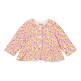Mayoral 3-tlg. Set T-Shirt, Jacke und Leggings Blumen – Bild 1