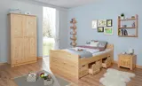 Ticaa Doppelbett "Leni" 140x200 mit 5er Schubkästen – Bild 1