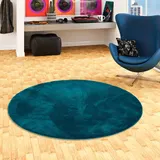 Pergamon Super Soft Kinder Hochflor Teppich Silky Kids Rund – Bild 1