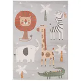 Pergamon Kinder Teppich Softstar Kids Safari Animal Friends – Bild 3