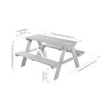 Roba Kindersitzgruppe Picknick for 4 Outdoor Deluxe – Bild 1