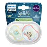 Philips Avent 2er-Pack Schnuller ultra air Nighttime, 0-6M – Bild 3