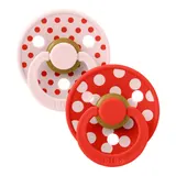 Bibs 2er-Pack Polka Collection Schnuller Latex, 0-6M – Bild 1