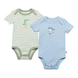 Bornino Sunny Adventure 2er-Pack Bodys kurzarm Krokodil Hai – Bild 3