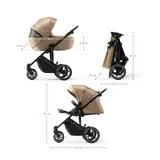 Kinderkraft Kombikinderwagen PRIME 2 2in1 beige – Bild 4