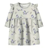 Name It Kleid langarm Vögel Rüschen – Bild 2