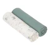 Lässig 2er-Pack Mullwindeln Heavenly Soft Swaddle XL 120x120 cm – Bild 3