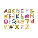 Solini Holzbuchstaben mit Tiermotiven zum Aufkleben – Bild 1