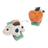 Done By Deer Rasselarmband Kuh Dotti 2 Stück – Bild 1