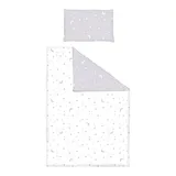 Bornino Home Bettwäsche Mond und Sterne 40x60 / 100x135 cm – Bild 1