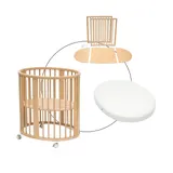 Stokke® Sleepi™ Babybett Sleepi Mini. Inkl. Umbausatz zum Kinderbett und Matratze – Bild 3