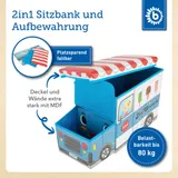 Bieco Aufbewahrungsbox mit Deckel Kinder Icecream – Bild 4
