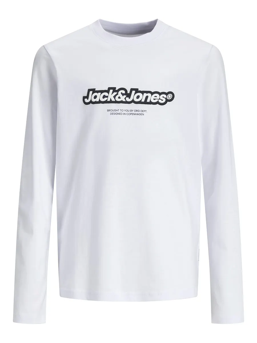 Jack & Jones Kids Jungen Langarmshirt Baumwolle Longsleeve Shirt Logo 128-176