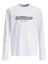 Jack & Jones Kids Jungen Langarmshirt Baumwolle Longsleeve Shirt Logo 128-176 – Bild 1
