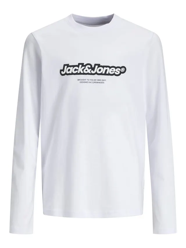 Jack & Jones Kids Jungen Langarmshirt Baumwolle Longsleeve Shirt Logo 128-176