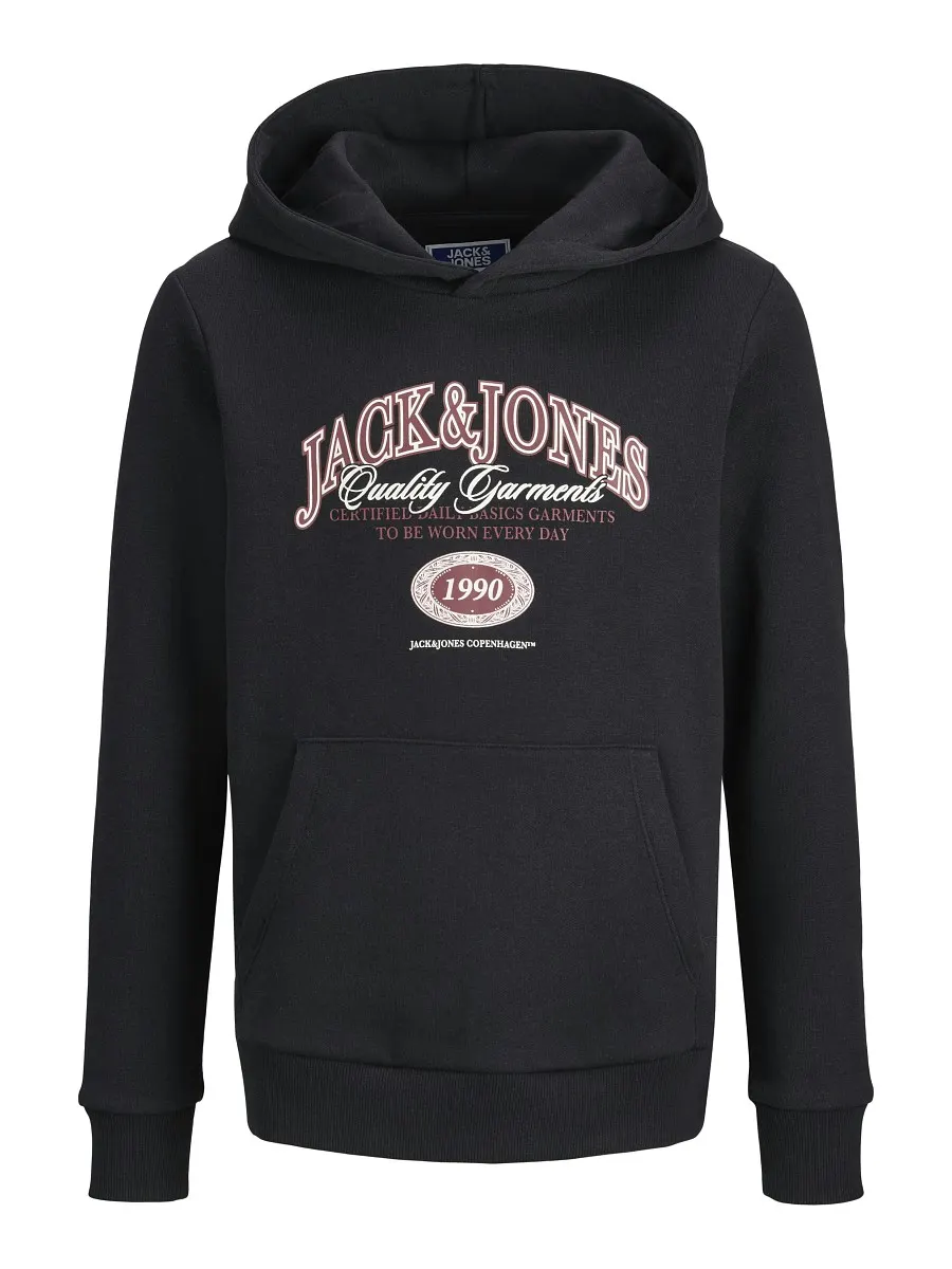 Jack & Jones Junior Kids Hoodie Jungen Kapuzenpullover Print Sommer 128 - 176