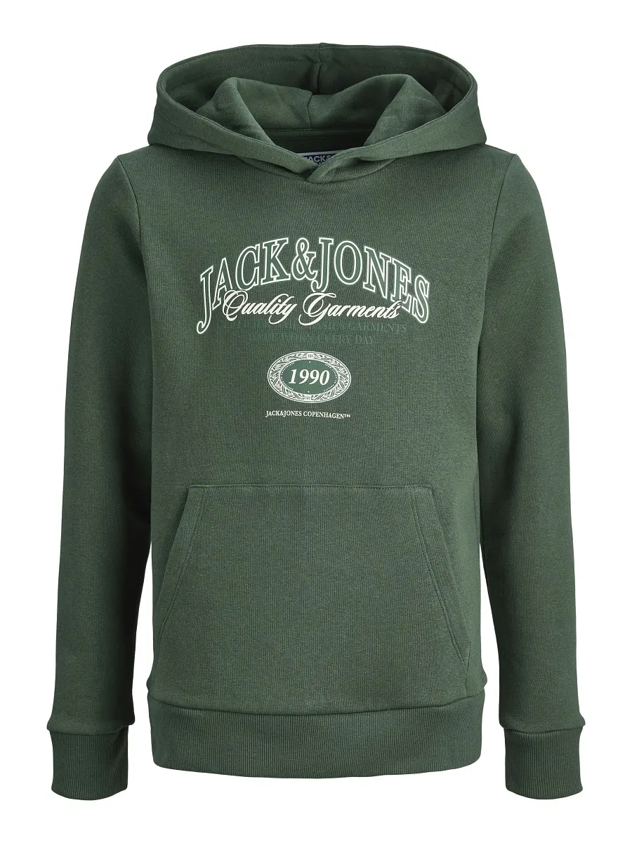 Jack & Jones Junior Kids Hoodie Jungen Kapuzenpullover Print Sommer 128 - 176