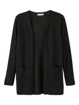 Name it Mädchen Cardigan Strickjacke Kinder Taschen Grau Navy Schwarz 116 -164 – Bild 1