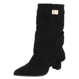 Damen Stiefel mit Reißverschluss und Reißverschluss Ital-Design 4204 in Schwarz – Bild 1
