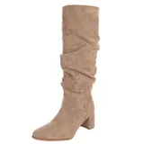 Damen Stiefel mit Reißverschluss Ital-Design 7325 in Hellbraun – Bild 1