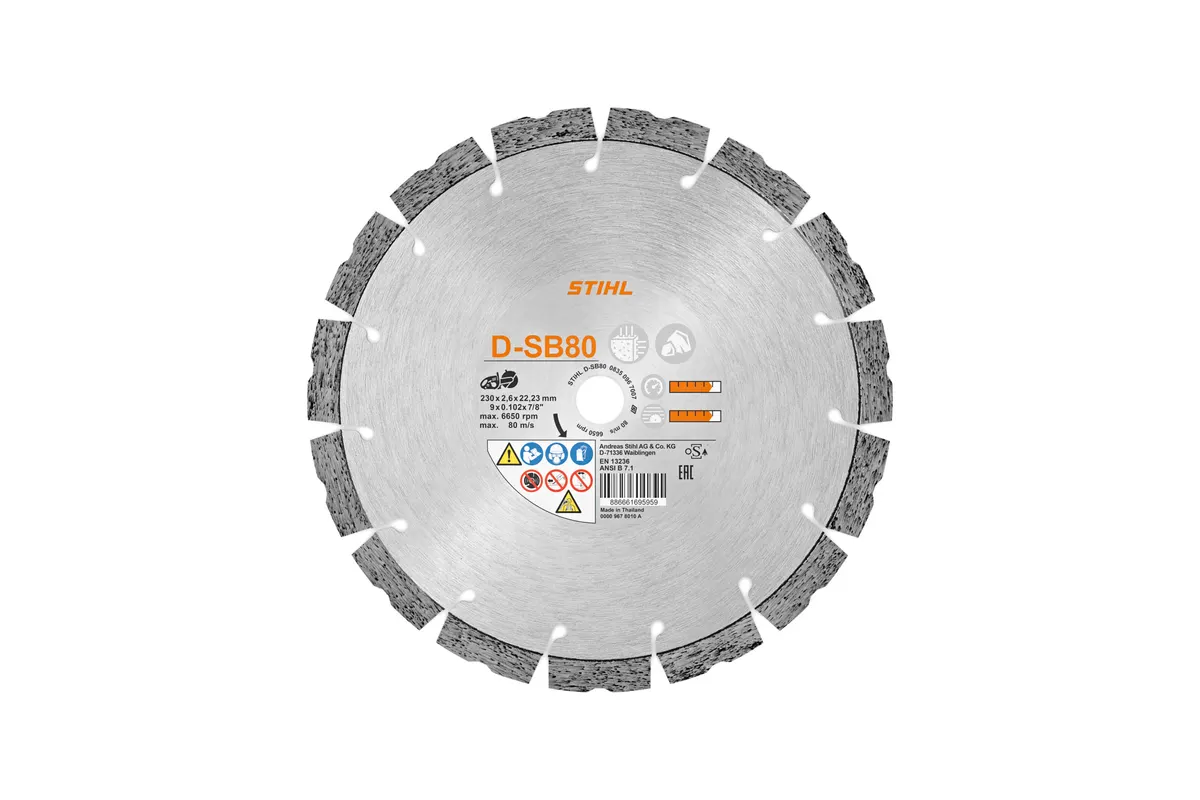 STIHL Diamant-Trennscheibe D-SB80, 230 mm