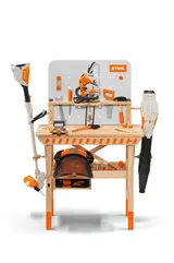 STIHL Kinderwerkbank Holz mit Holzspielzeug – Bild 3