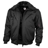 Qualitex Herren Pilotenjacke wasserdicht Kapuze Winterjacke Jacke – Bild 1