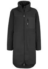 Sublevel Damen Fleece Mantel lang Teddyfleece Jacke weich warm elegant Winter – Bild 1