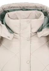 Sublevel Damen Stepp Mantel lang geschnitten Winterjacke warm Jacke elegant – Bild 5