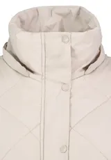 Sublevel Damen Stepp Mantel lang geschnitten Winterjacke warm Jacke elegant – Bild 6